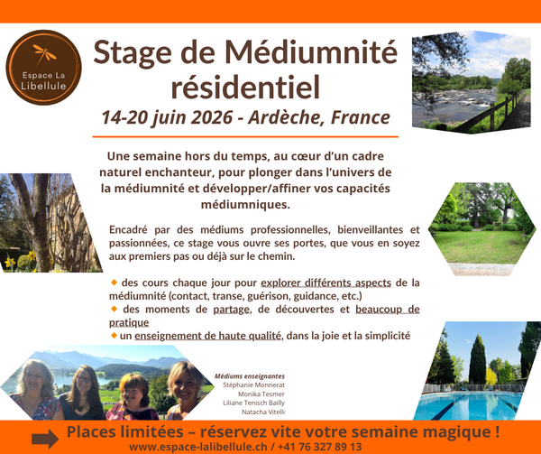 Stage résidentiel de Médiumnité, en Ardèche