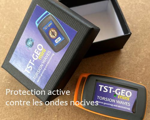 Petit appareil qui émet des ondes de torsion pour harmoniser l'environnement et vous protéger contre lesondes nocives.